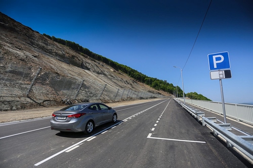 Открыто движение на участке автодорог Цхнети-Самадло и Цхнети-Ахалдаба около г. Тбилиси (Грузия)